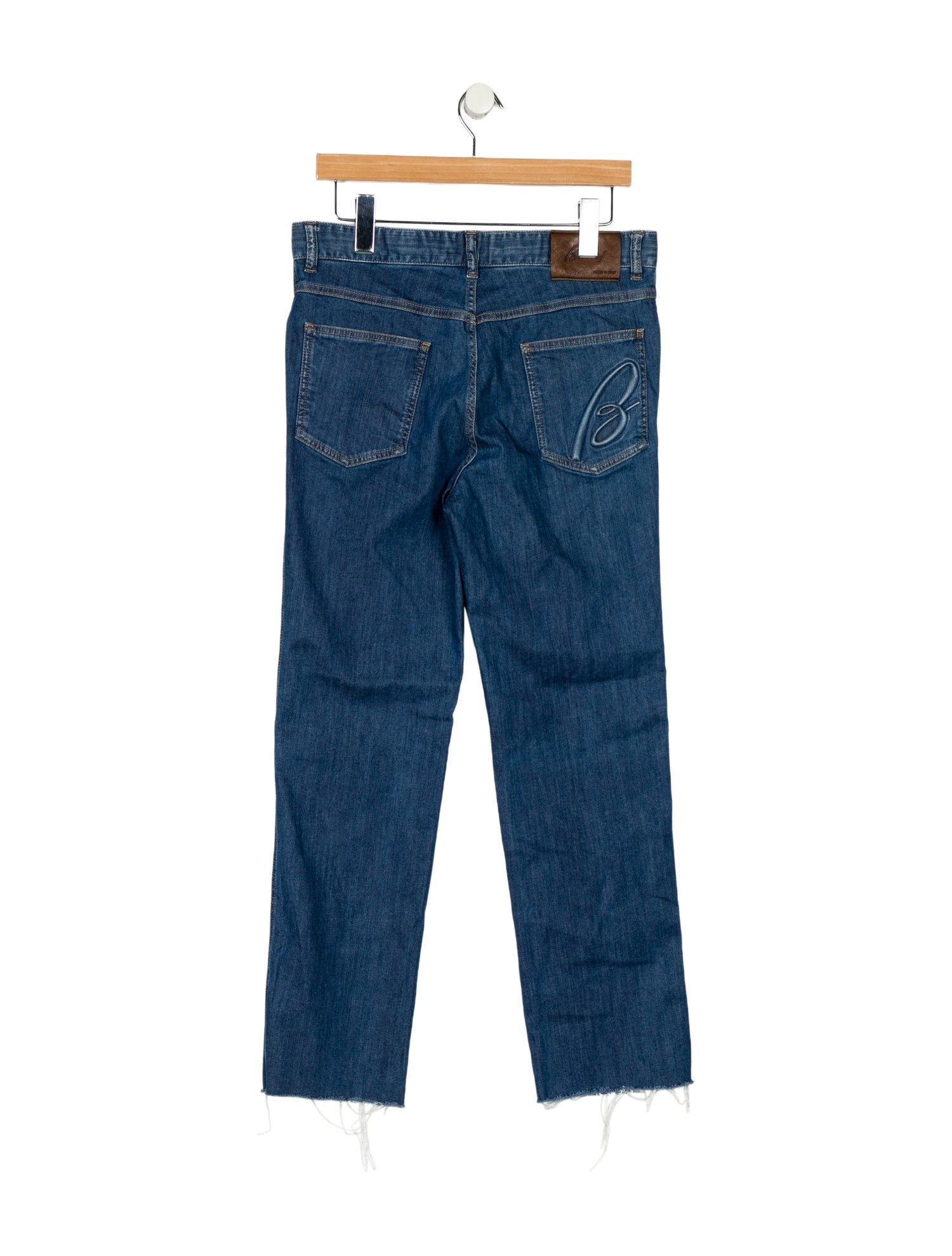 Brioni Mid-Rise Straight Leg Jeans