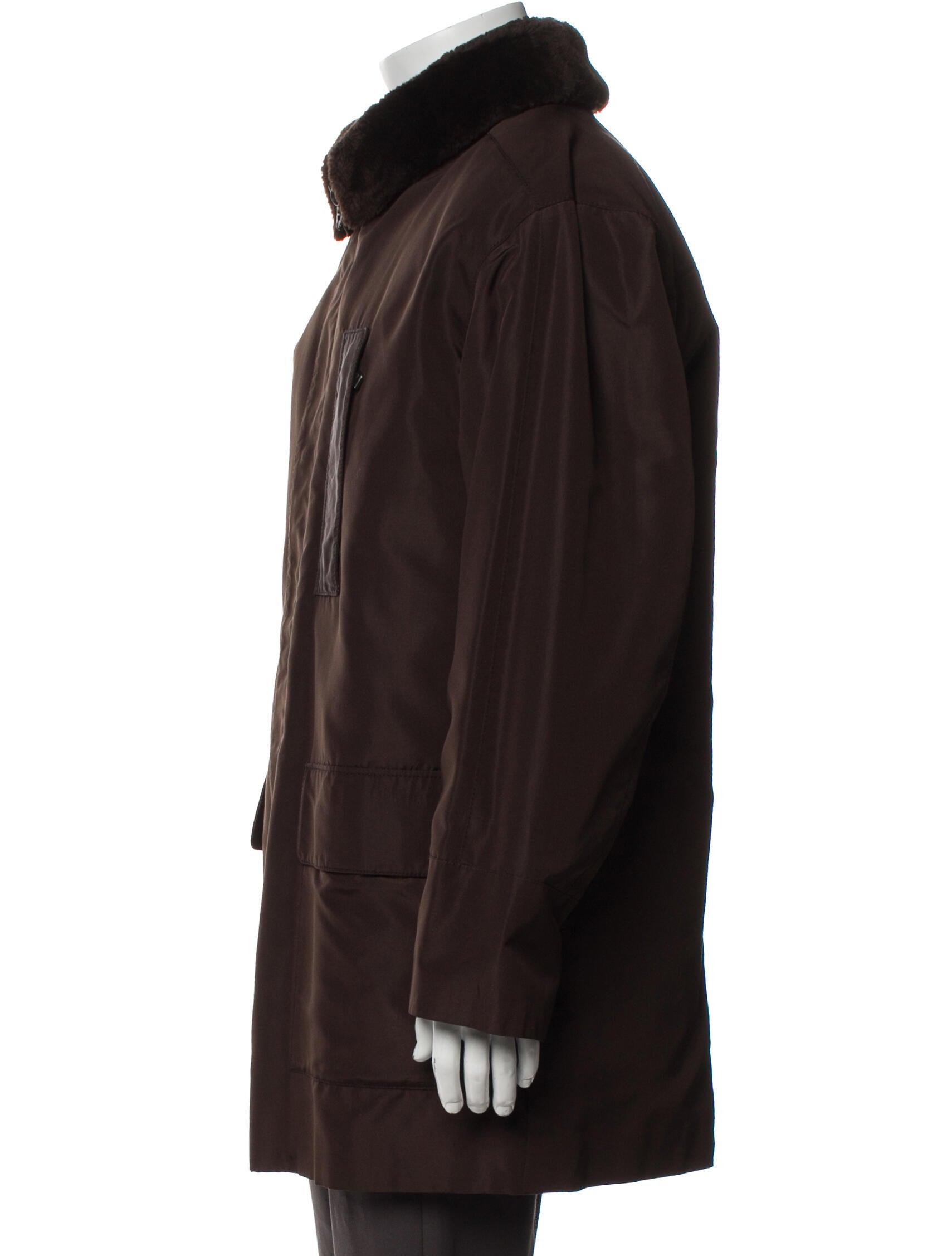 Brioni Leather Parka