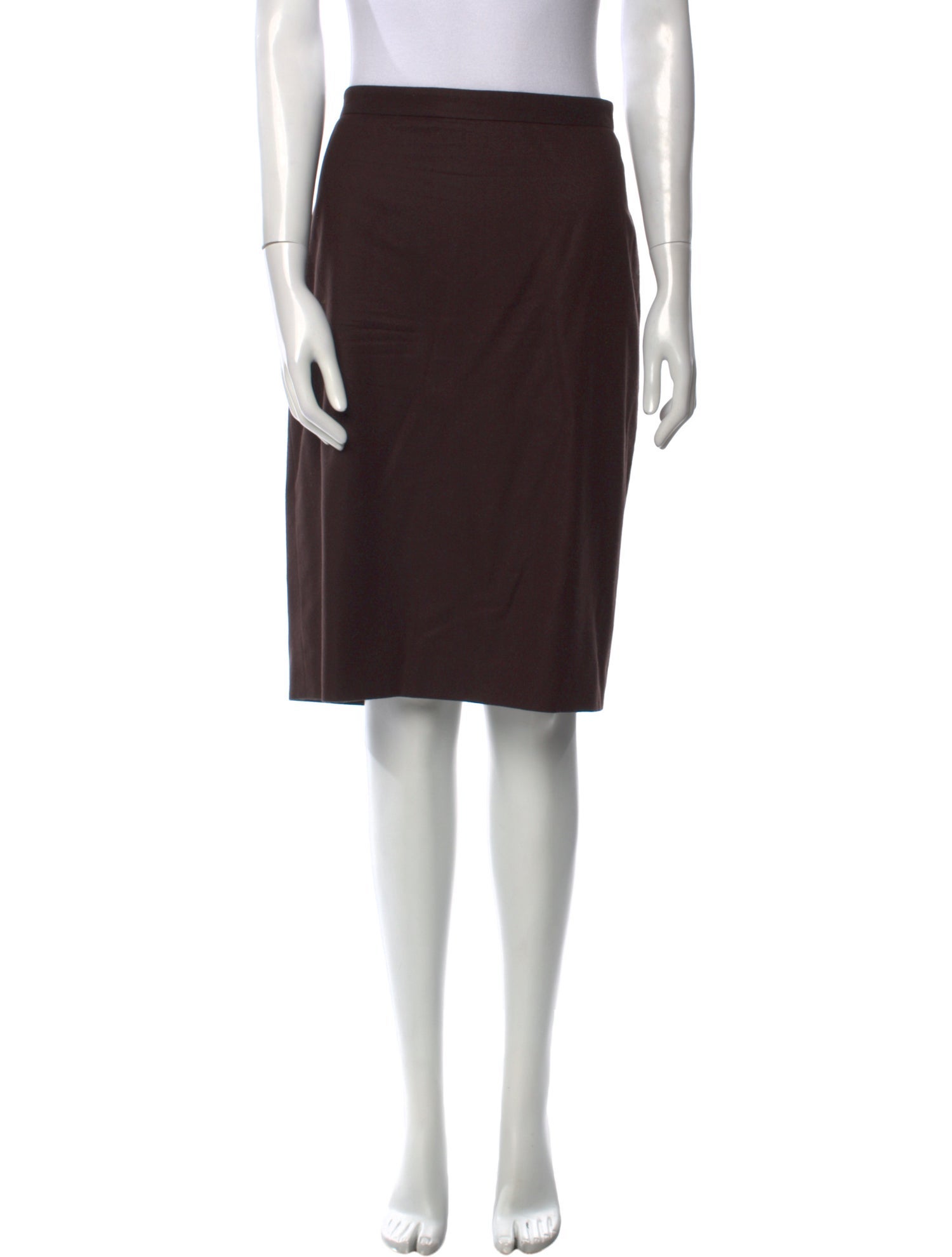 Brioni Virgin Wool Knee-Length Skirt