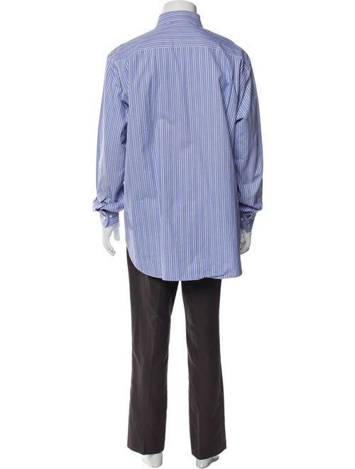 Brioni Striped Long Sleeve Shirt