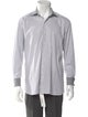 Brioni Striped Long Sleeve Dress Shirt
