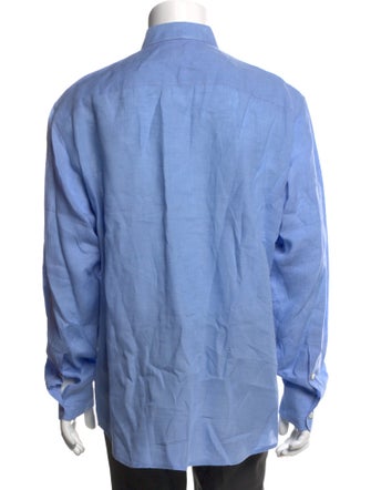 Brioni Linen Long Sleeve Shirt