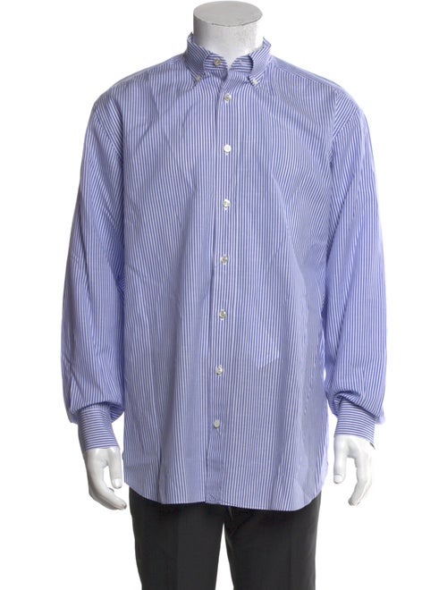 Brioni Striped Long Sleeve Shirt