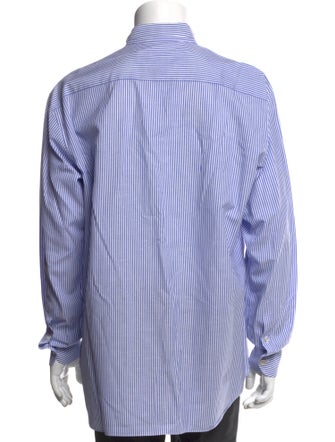 Brioni Striped Long Sleeve Shirt