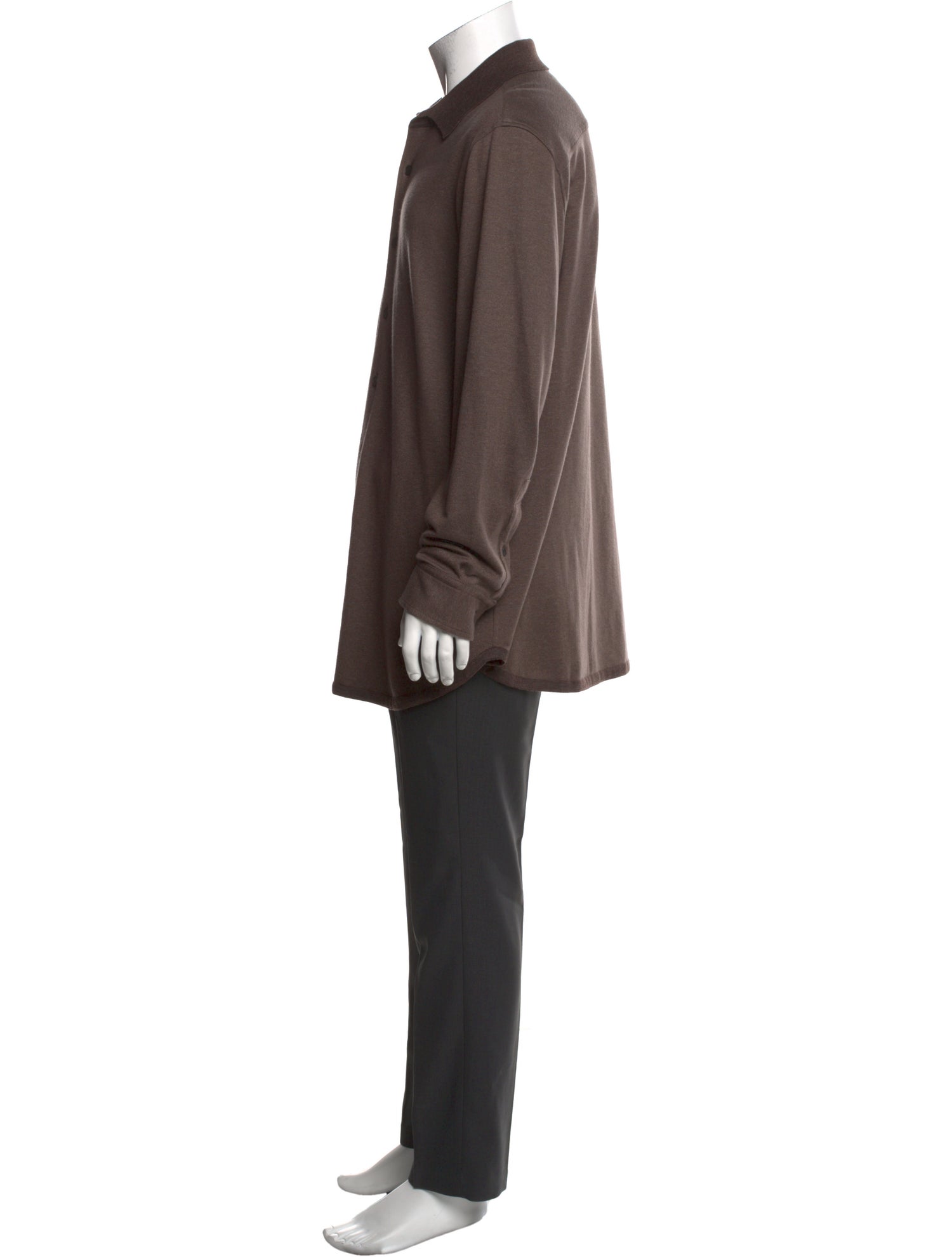 Brioni Cashmere Long Sleeve Shirt