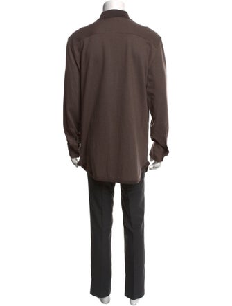 Brioni Cashmere Long Sleeve Shirt