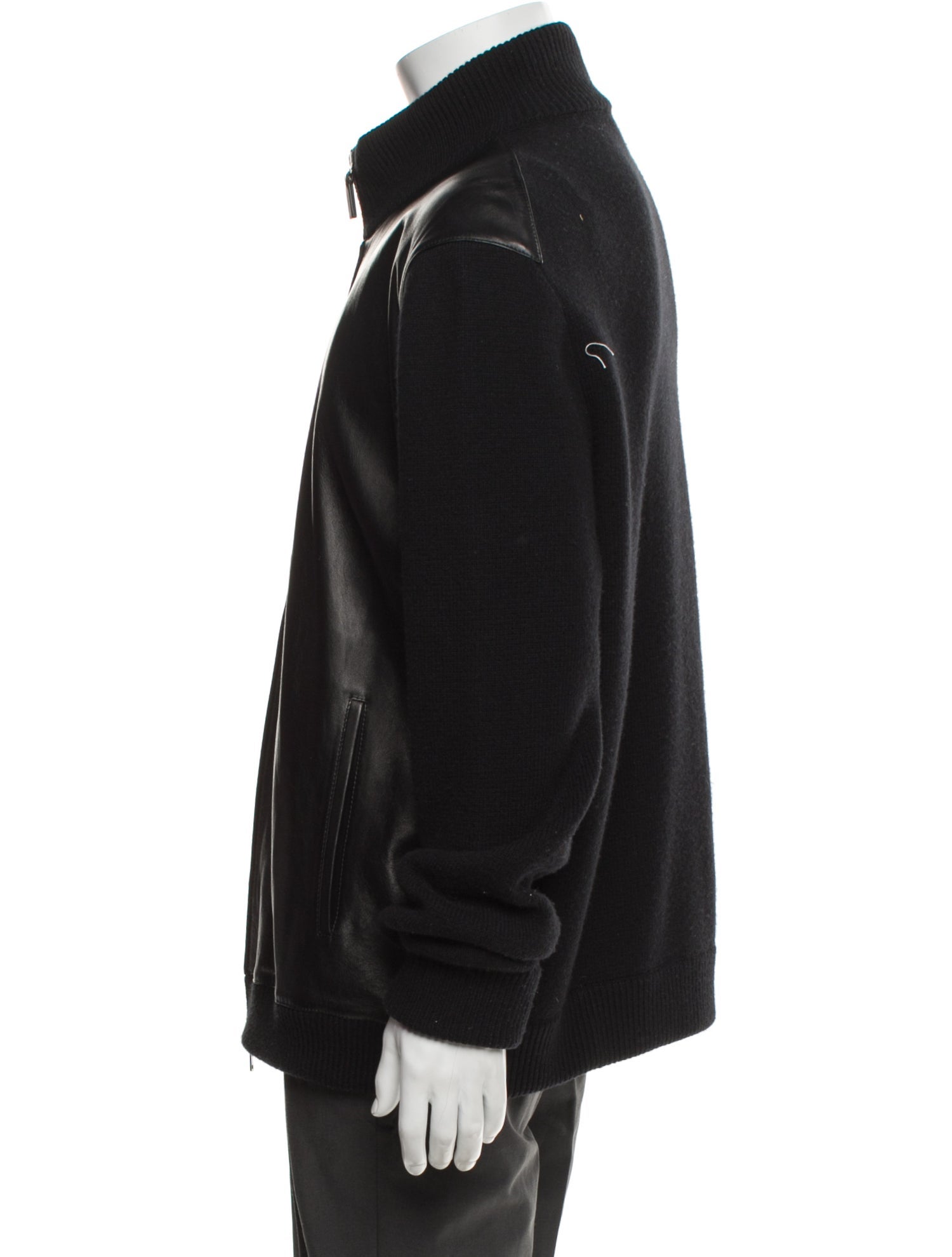 Brioni Virgin Wool Moto Jacket