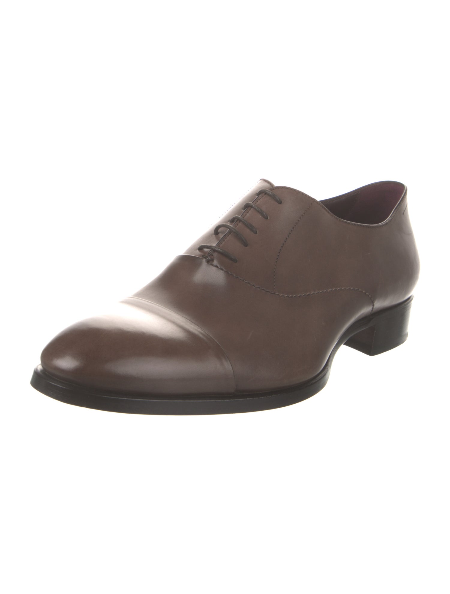 Brioni Leather Oxfords