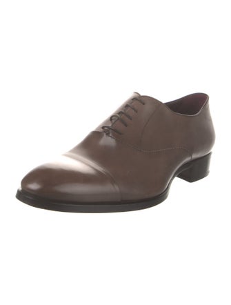 Brioni Leather Oxfords
