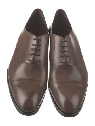 Brioni Leather Oxfords