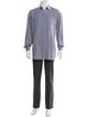 Brioni Striped Long Sleeve Dress Shirt