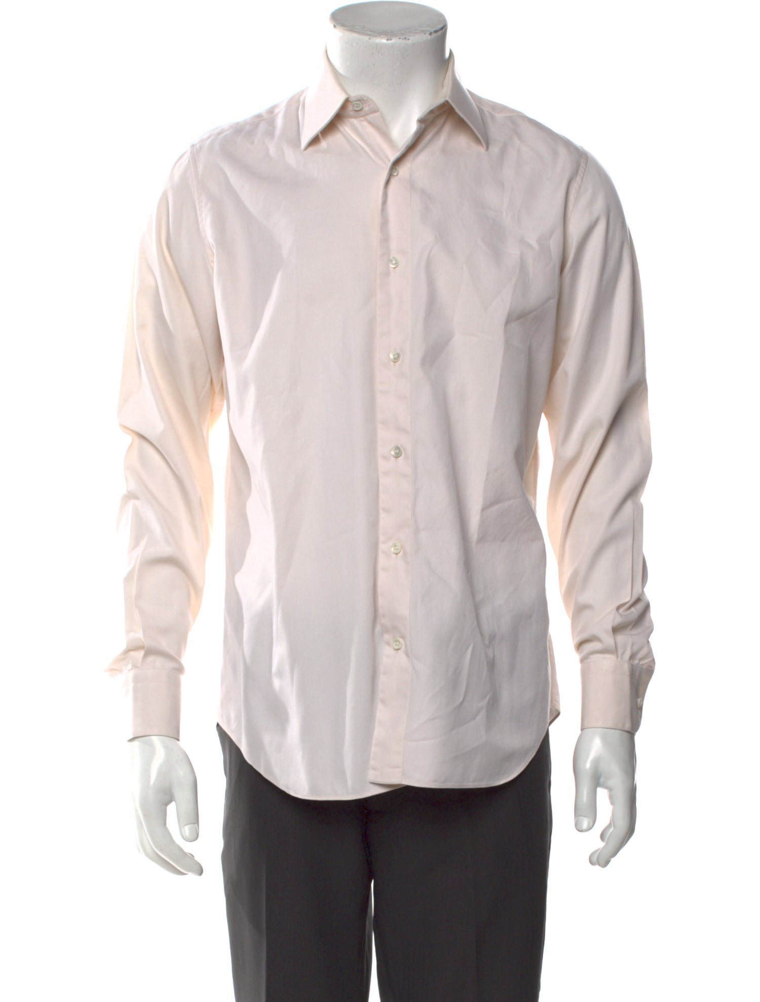 Brioni Striped Long Sleeve Dress Shirt