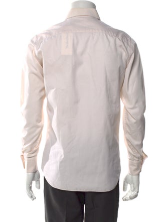 Brioni Striped Long Sleeve Dress Shirt