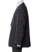 Brioni Wool Plaid Print Blazer