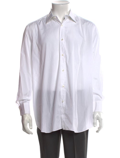 Brioni Striped Long Sleeve Dress Shirt