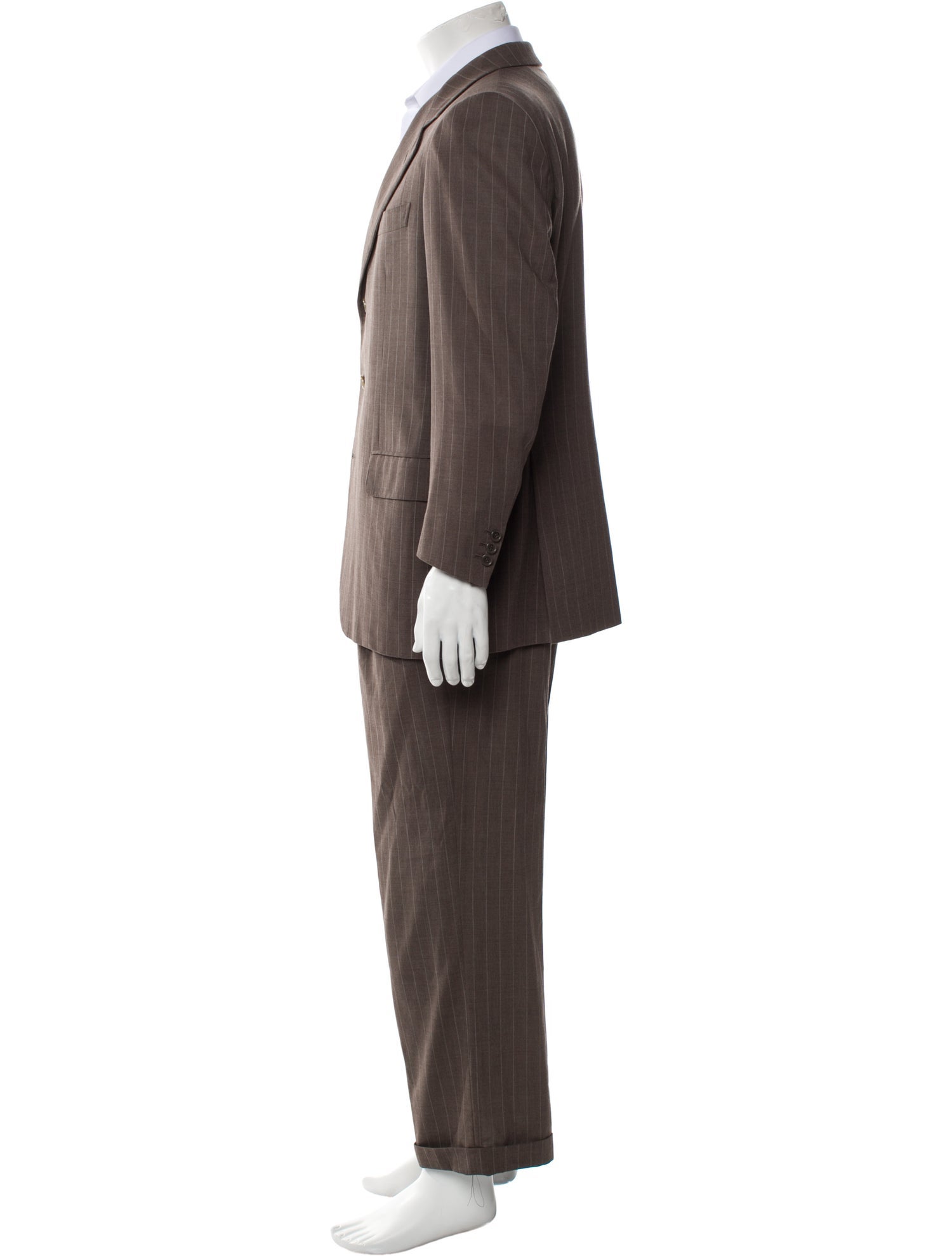 Brioni Wool Striped Two-Piece Suit