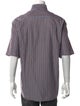 Brioni Striped Short Sleeve Shirt