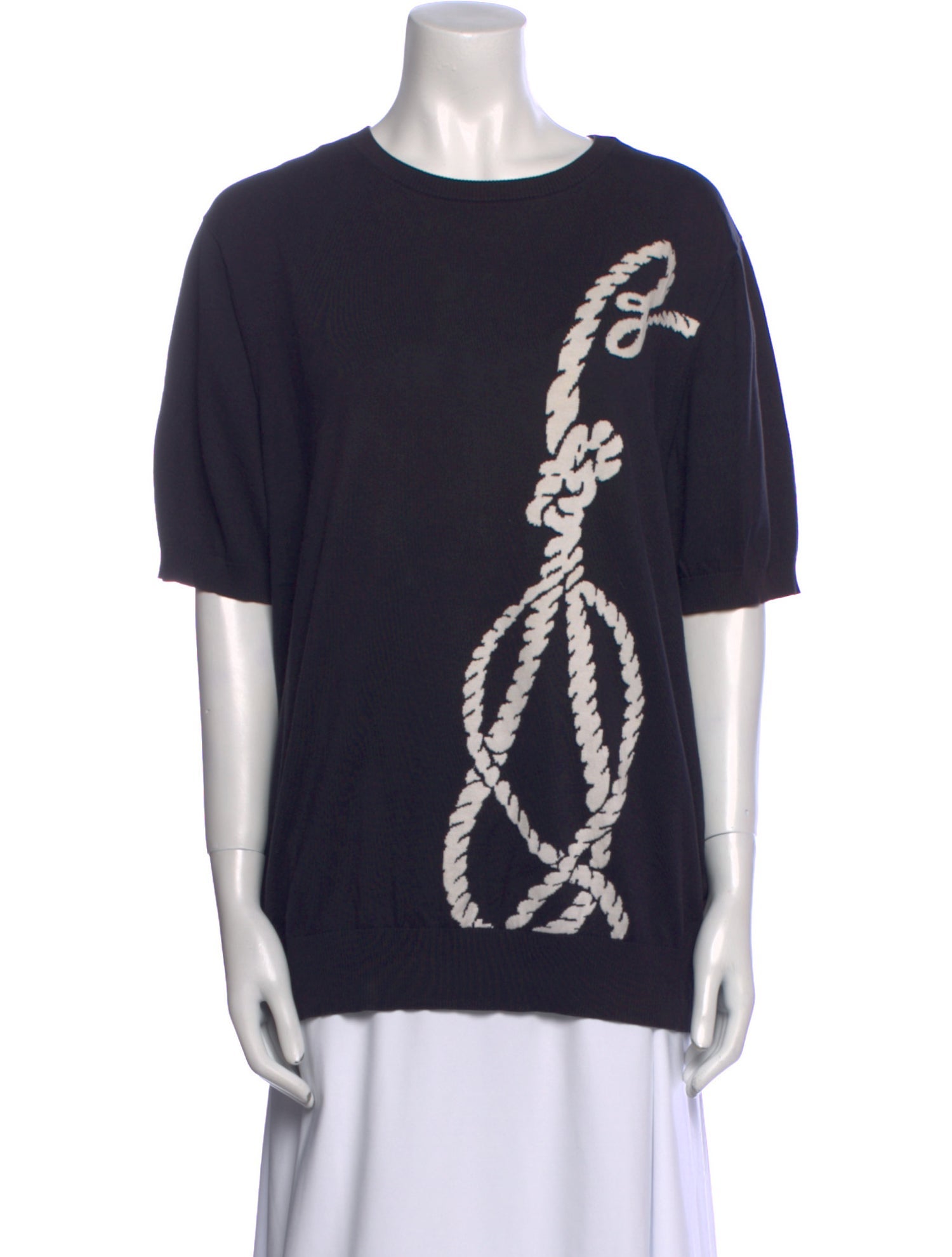 Brioni Graphic Print Crew Neck T-Shirt