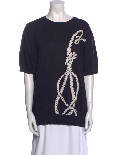 Brioni Graphic Print Crew Neck T-Shirt