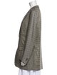 Brioni Cashmere Houndstooth Print Blazer