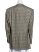Brioni Cashmere Houndstooth Print Blazer