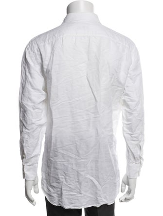 Brioni Striped Long Sleeve Dress Shirt