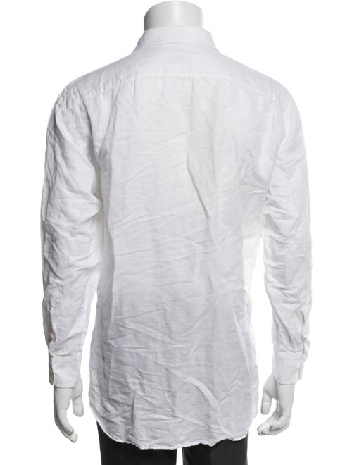 Brioni Striped Long Sleeve Dress Shirt