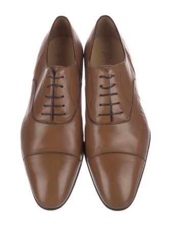 Brioni Leather Oxfords