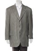 Brioni Cashmere Houndstooth Print Blazer