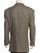 Brioni Cashmere Houndstooth Print Blazer