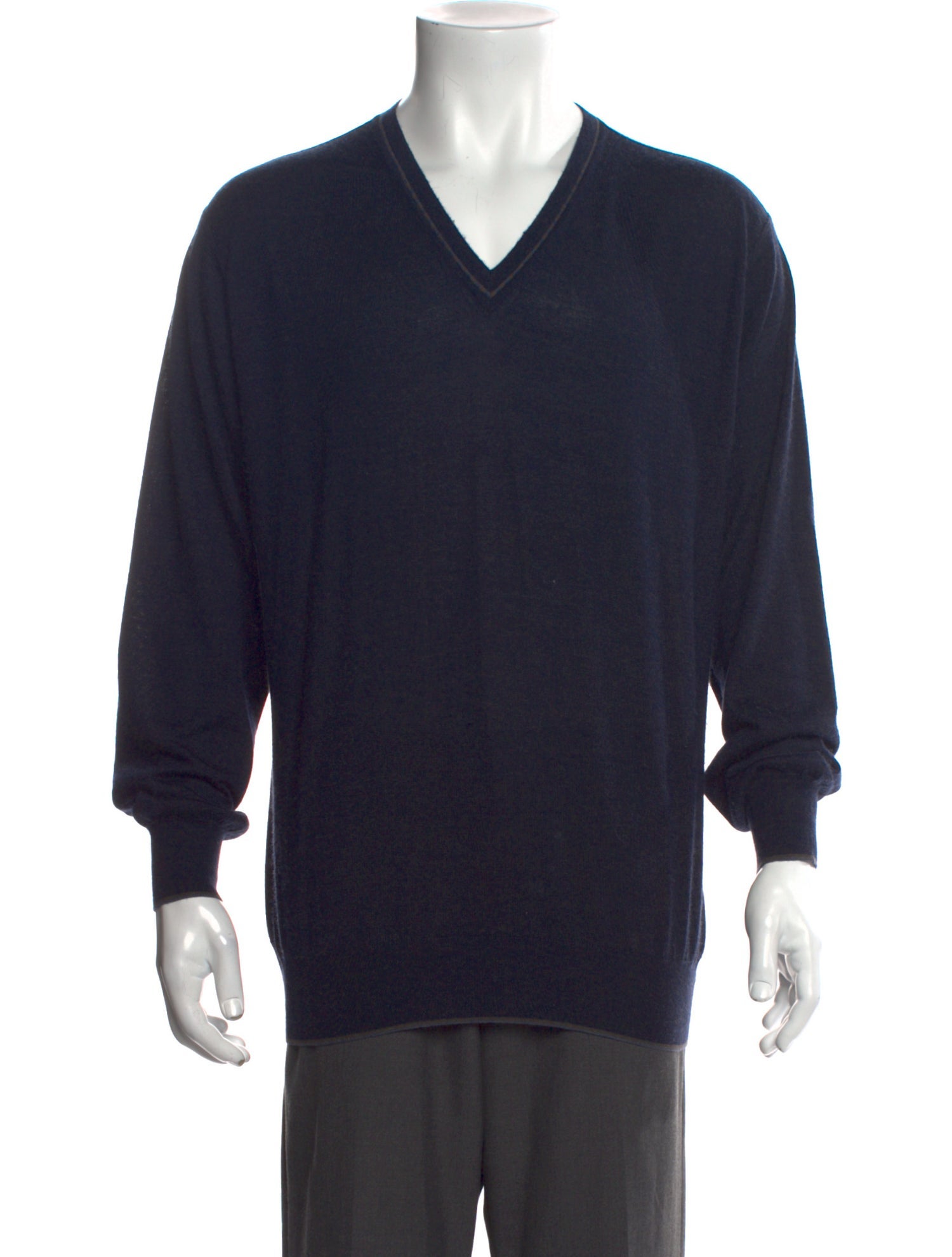 Brioni Wool V-Neck Pullover