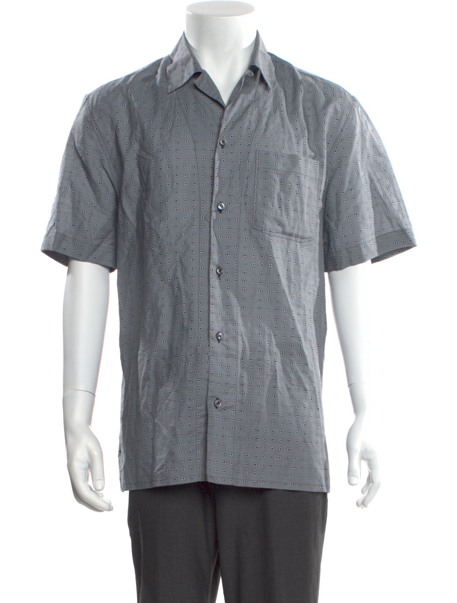 Brioni Linen Printed Shirt w/ Tags