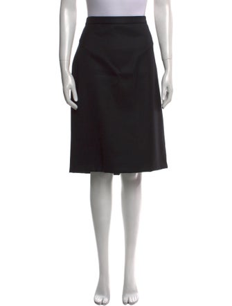 Brioni Virgin Wool Knee-Length Skirt