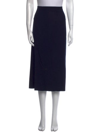 Brioni Virgin Wool Midi Length Skirt
