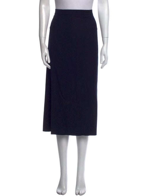 Brioni Virgin Wool Midi Length Skirt
