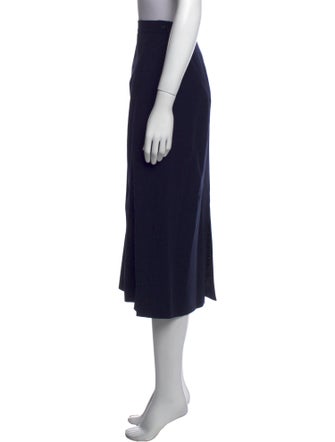 Brioni Virgin Wool Midi Length Skirt