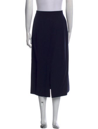 Brioni Virgin Wool Midi Length Skirt
