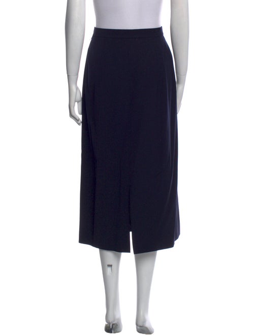 Brioni Virgin Wool Midi Length Skirt