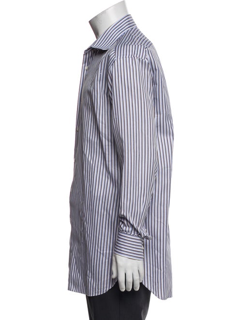 Brioni Striped Long Sleeve Shirt