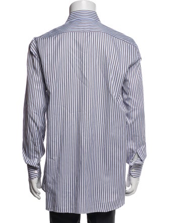 Brioni Striped Long Sleeve Shirt
