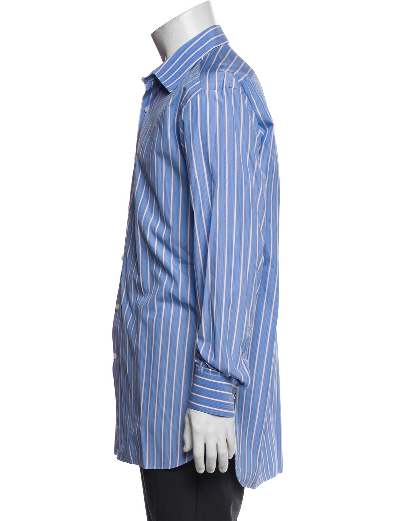 Brioni Striped Long Sleeve Shirt