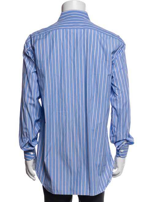 Brioni Striped Long Sleeve Shirt