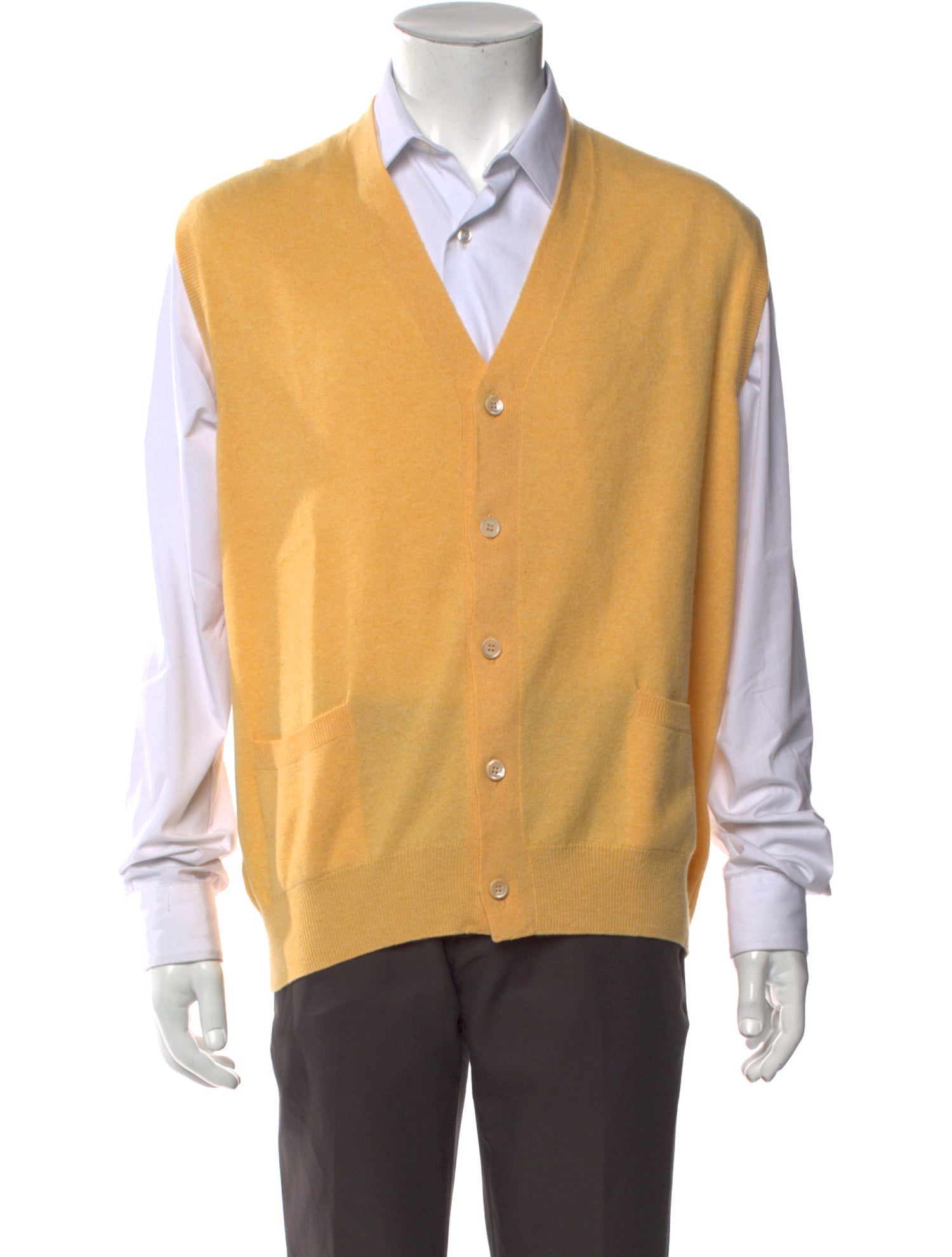 Brioni Cashmere V-Neck Sweater Vest