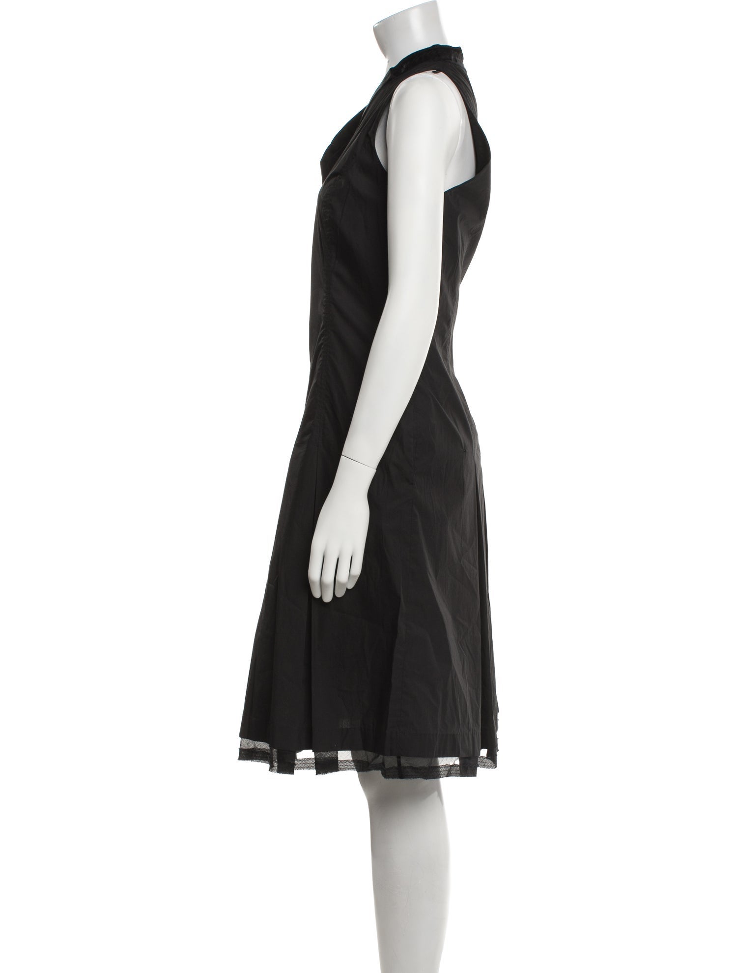 Brioni V-Neck Midi Length Dress