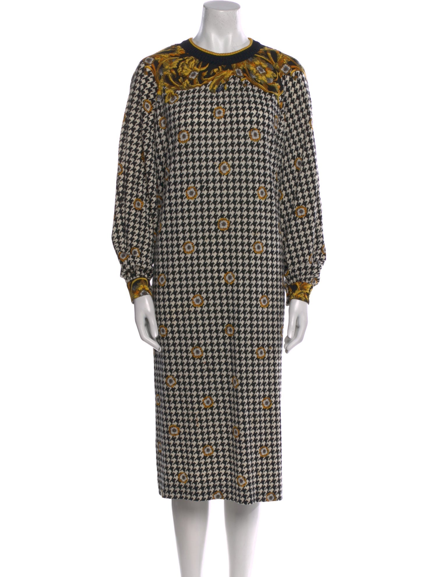 Brioni Printed Midi Length Dress