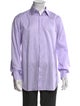 Brioni Striped Long Sleeve Dress Shirt