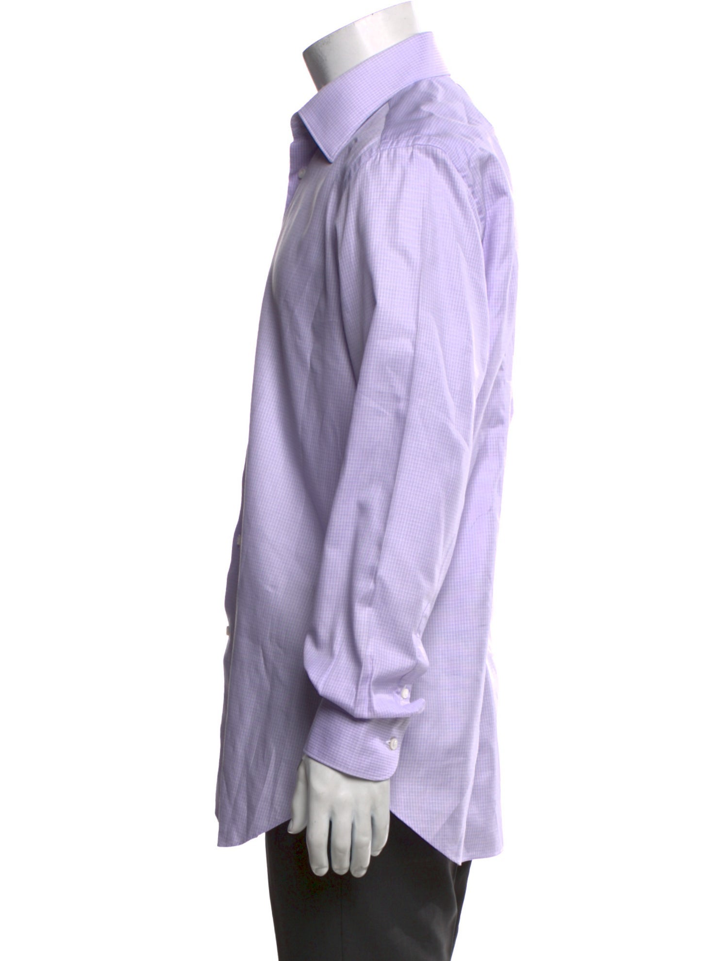 Brioni Striped Long Sleeve Dress Shirt