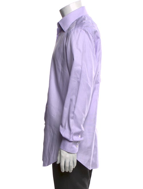 Brioni Striped Long Sleeve Dress Shirt