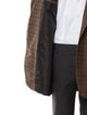 Brioni Wool Plaid Print Blazer