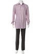 Brioni Plaid Print Long Sleeve Dress Shirt